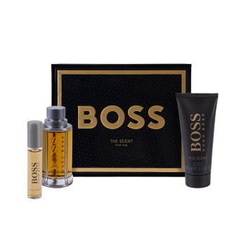 Hugo Boss The Scent Men Set : EdT 100 ml +EdT 10ml +SG